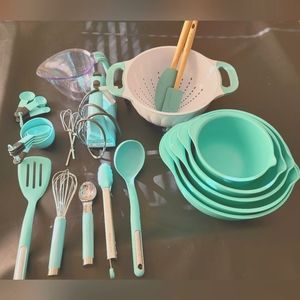KitchenAid kitchen set - teal blue